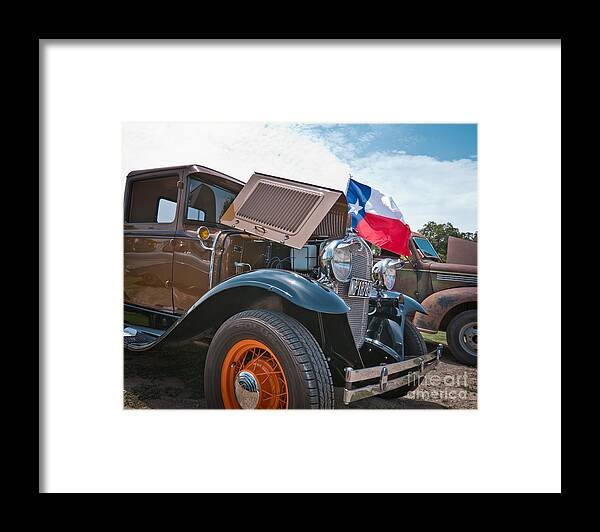 Transportation Framed Print featuring the photograph 31 Ford Texas Pickup by Robert Frederick