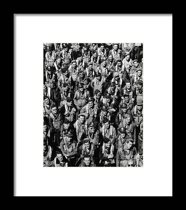 People Framed Print featuring the photograph 325th Bomb Group 8th Air Force by Robert Isear