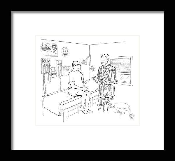 Doctor Framed Print featuring the drawing New Yorker July 7th, 2008 by Paul Noth