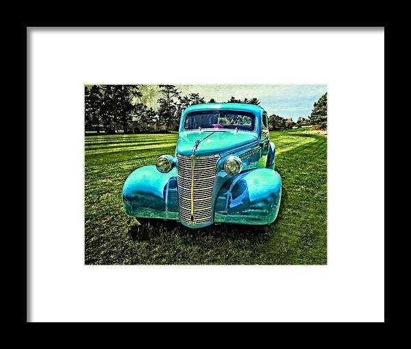 1938 Chevrolet Framed Print featuring the photograph 38 Chevy Coupe by Thom Zehrfeld