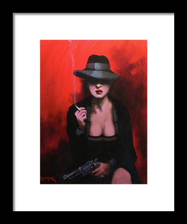  .38 Special Framed Print featuring the painting .38 Special by Tom Shropshire
