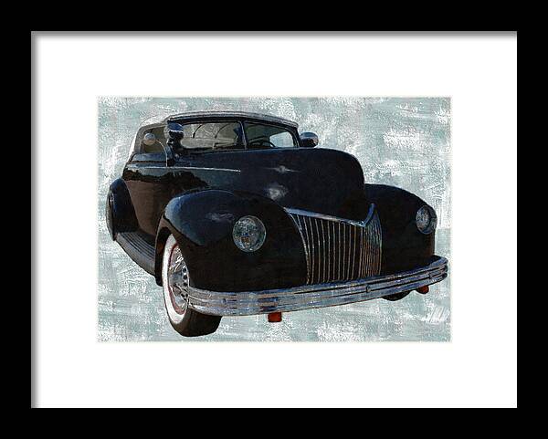  39 Custom Coupe Framed Print featuring the digital art 39 Custom Coupe 1 by Ernest Echols