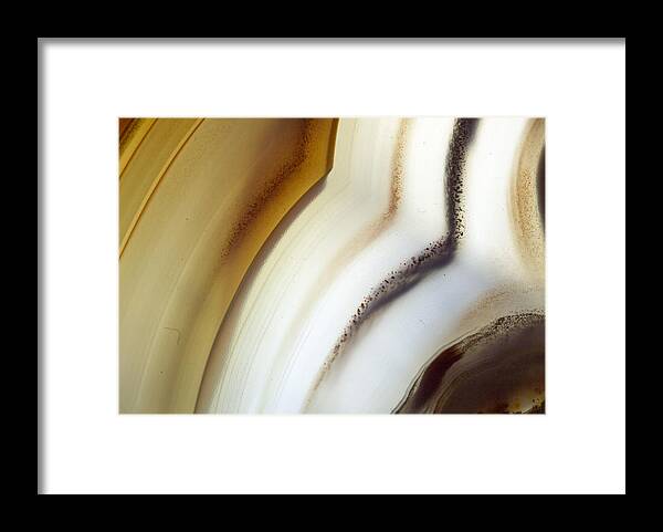 Design Framed Print featuring the photograph Rock Design 4 by Jean Noren