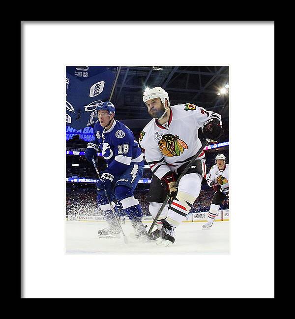 Playoffs Framed Print featuring the photograph 2015 Nhl Stanley Cup Final - Game One #4 by Bruce Bennett