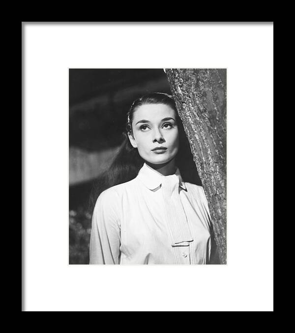 Audrey Hepburn Framed Print featuring the photograph Audrey Hepburn #4 by Silver Screen