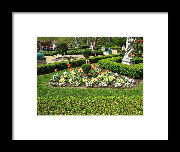 Busch Framed Print featuring the photograph Busch Gardens - 12121 #4 by DC Photographer
