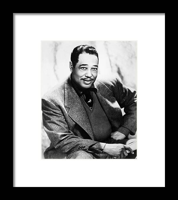 1955 Framed Print featuring the photograph Duke Ellington (1899-1974) #4 by Granger