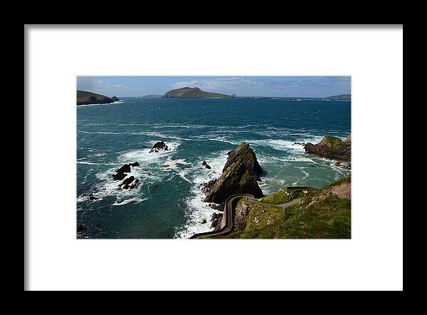 Dunquin Pier Framed Print featuring the photograph Dunquin Pier #4 by Barbara Walsh