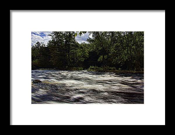 Eau Claire Dells Framed Print featuring the photograph Silver Reflections by Dale Kauzlaric