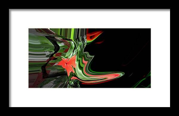 Abstract Digital Art Photographs Paintings Digital Art Framed Print featuring the mixed media Flowers #4 by HollyWood Creation By linda zanini