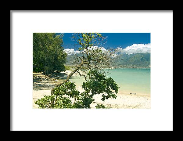 Kanaha Beach Framed Print featuring the photograph Kanaha Beach Maui Hawaii #2 by Sharon Mau