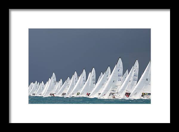 Key West Framed Print featuring the photograph Key West Race Week #4 by Steven Lapkin