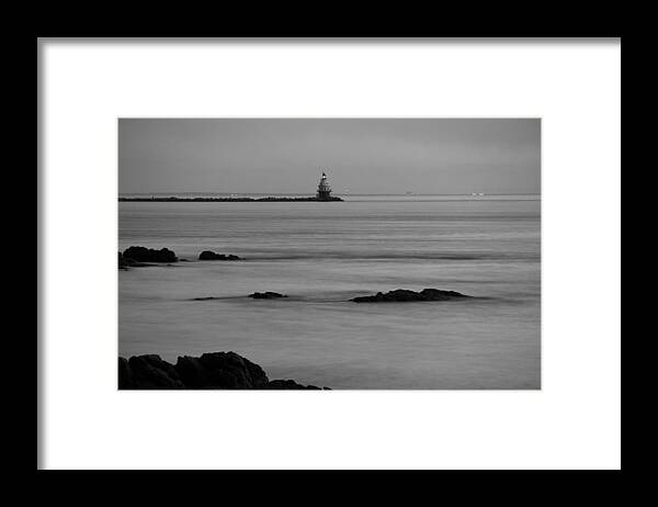 Rocks Framed Print featuring the photograph New Haven #4 by Andrea Galiffi