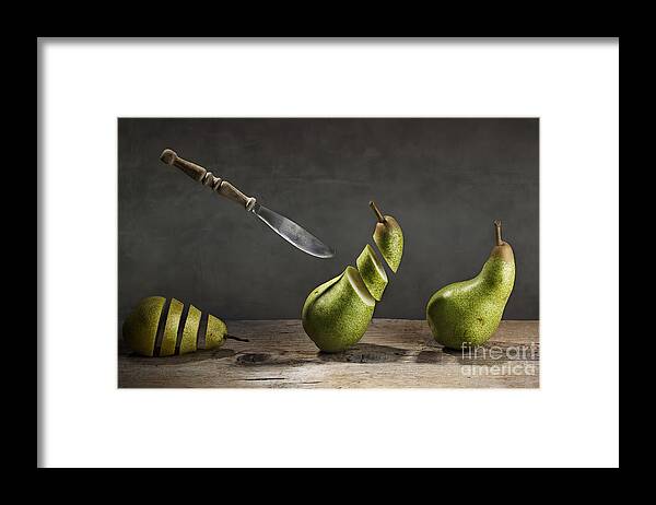 Pear Framed Print featuring the photograph No Escape #4 by Nailia Schwarz
