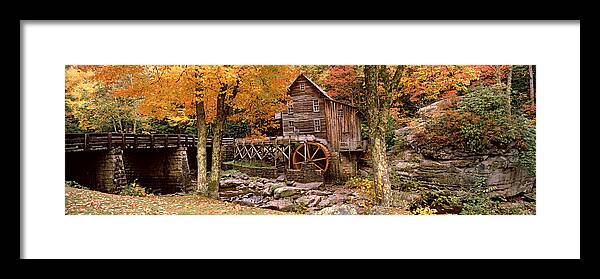 Photography Framed Print featuring the photograph Power Station In A Forest, Glade Creek #4 by Panoramic Images