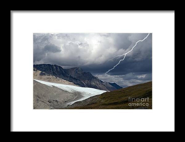 Landscape Framed Print featuring the photograph Samuel Glacier, Canada #4 by Mark Newman