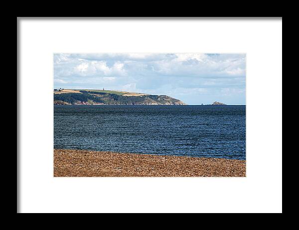 Start Bay Framed Print featuring the photograph Slapton Sands #4 by Chris Day
