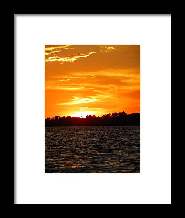 Sunset 8 Framed Print featuring the photograph Sunset 8 by Lisa Wooten