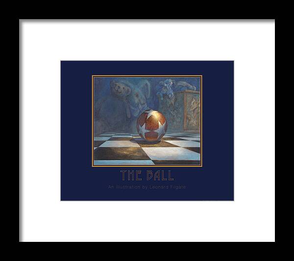 Filgate Framed Print featuring the painting The Ball by Leonard Filgate