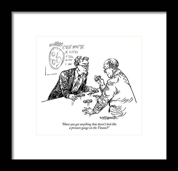 Shopping Consumerism Problems Word Play

(man Contemplating Buying An Expensive Watch.) 121940 Whm William Hamilton Framed Print featuring the drawing Have You Got Anything That Doesn't Look Like by William Hamilton