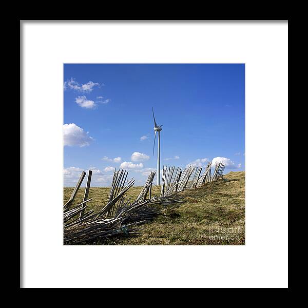 Outdoors Framed Print featuring the photograph Wind turbine #4 by Bernard Jaubert