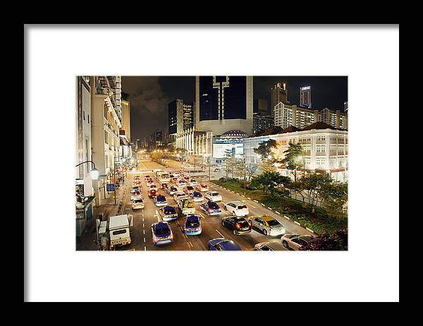Singapore Framed Print featuring the photograph Singapore #40 by Songquan Deng