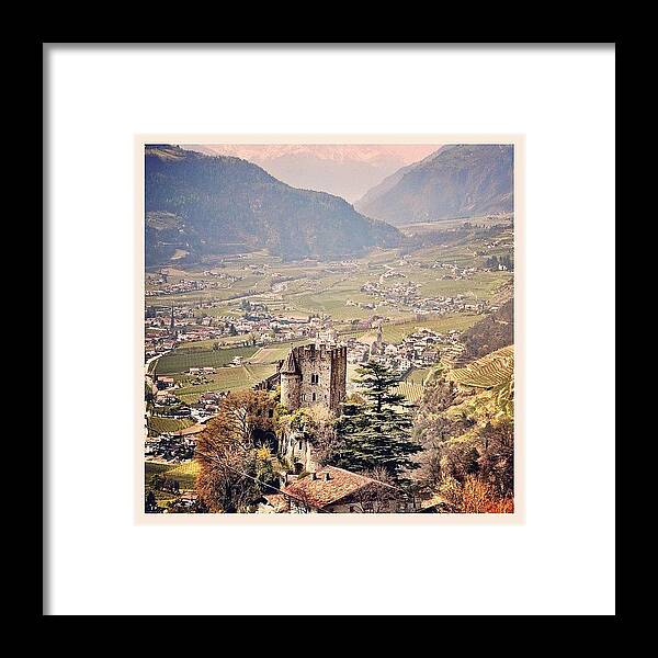 Brunnenburg Castle Framed Print featuring the photograph Castle by Faye Sanna