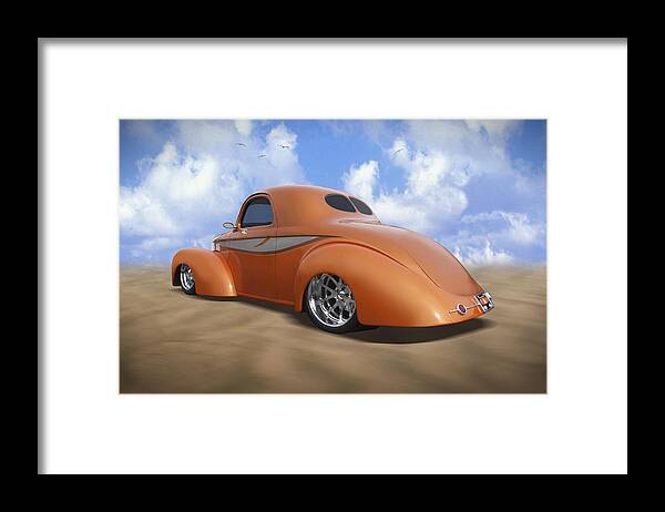 Willys Jeep Framed Print featuring the photograph 41 Willys by Mike McGlothlen