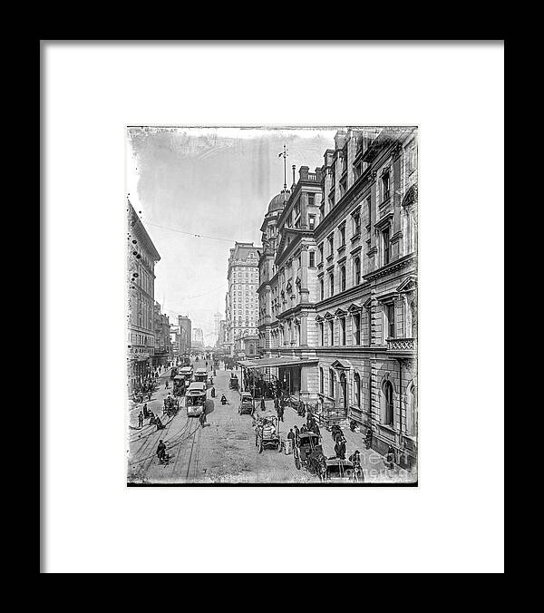 Ny Framed Print featuring the photograph 42nd Street by Russell Brown
