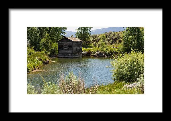 Montana Framed Print featuring the photograph Home On The Water by Tara Lynn