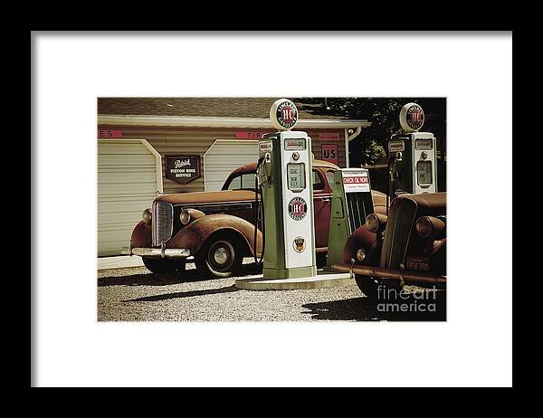 Tow Truck Framed Print featuring the photograph 47 Packard by Roxie Crouch