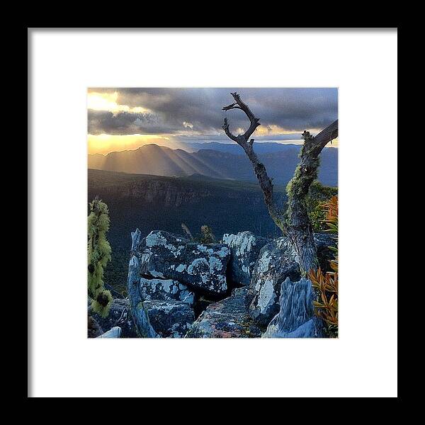 Rays Framed Print featuring the photograph Instagram Photo #471388209268 by Seeker Seeker