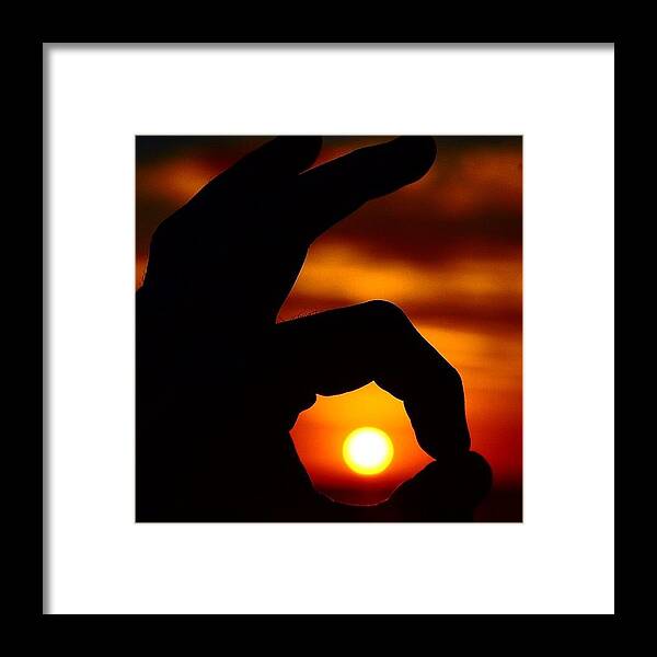 Southern California Framed Print featuring the photograph Perfect Sunset by Hal Bowles