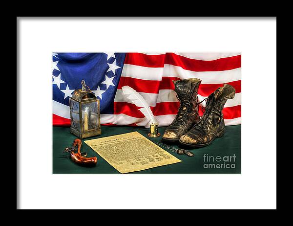 4th Of July Framed Print featuring the photograph 4th of July by Gene Bleile Photography 