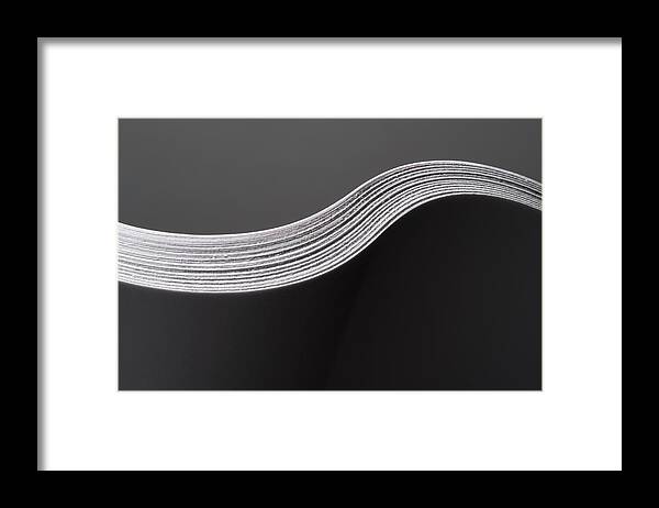 Simplicity Framed Print featuring the photograph Close Up Detail Of Multiple Sheets Of #5 by Pm Images