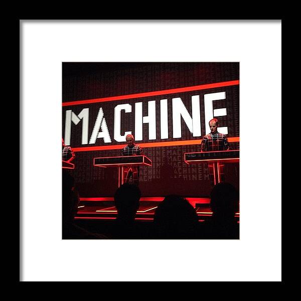 Kraftwerk Framed Print featuring the photograph #kraftwerk #5 by Simon Prickett