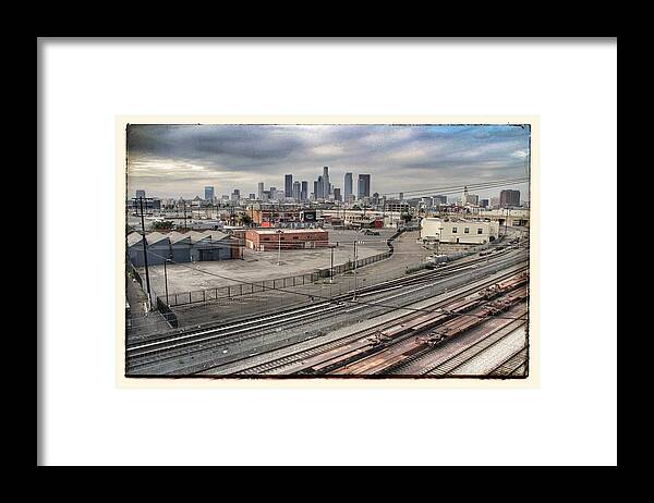 Los Angeles Framed Print featuring the photograph Los Angeles #5 by Jim McCullaugh