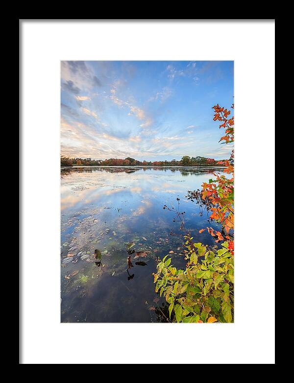Fall Framed Print featuring the photograph Shad Sunset #5 by Bryan Bzdula