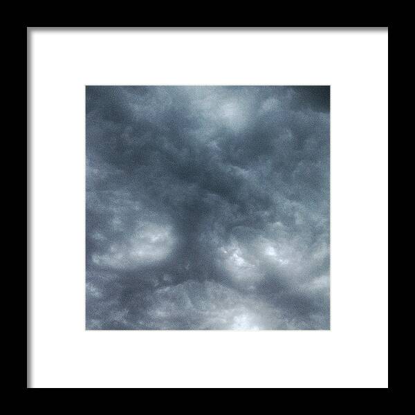 City Framed Print featuring the photograph #storm #cloud #rain #thunder #sky #5 by Joe Giampaoli