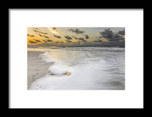 Atlantic Ocean Framed Print featuring the photograph Sunrise on Hilton Head Island #5 by Peter Lakomy