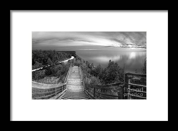 Michigan Framed Print featuring the photograph The Arcadia Overlook #5 by Twenty Two North Photography