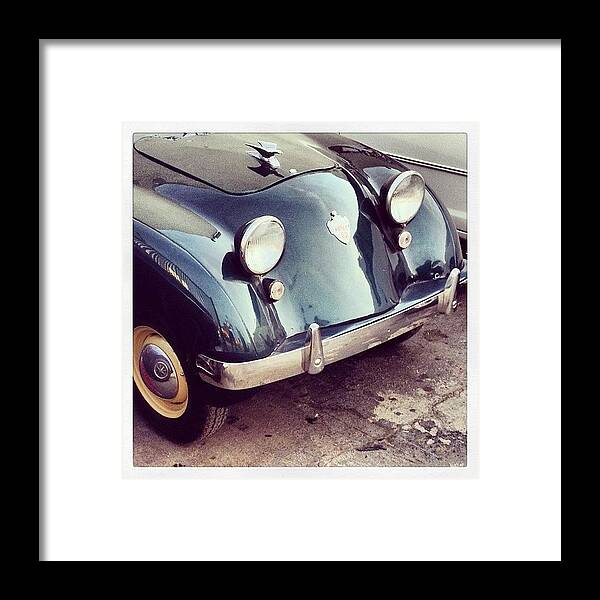 Thecarlovers Framed Print featuring the photograph #vintagecars #oldcars #classiccars #5 by Mike Valentine