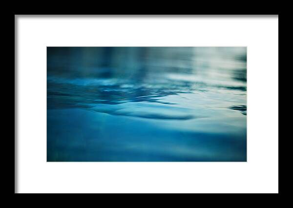 Swimming Pool Framed Print featuring the photograph Water surface #5 by Danilovi