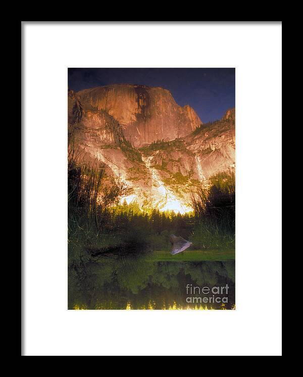 Vertical Framed Print featuring the photograph Yosemite National Park #5 by Mark Newman