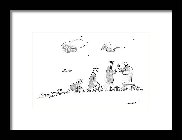 Science Education Darwin

(the Evolution Of Man Framed Print featuring the drawing New Yorker June 13th, 2005 by Michael Maslin
