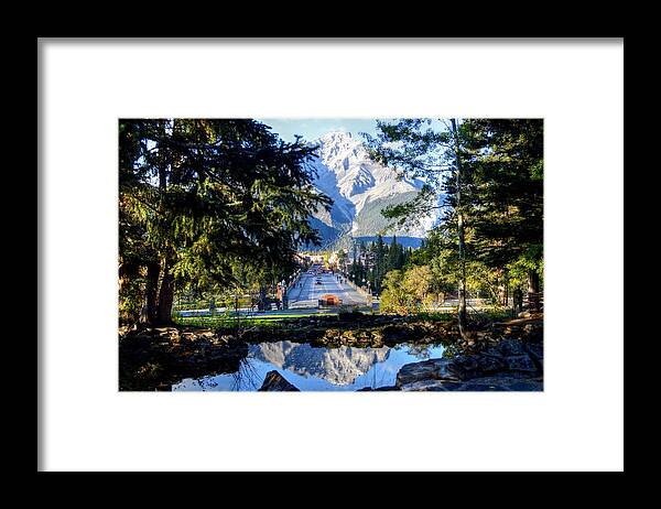 Banff Alberta Canada Framed Print featuring the photograph Banff Alberta Canada #55 by Paul James Bannerman