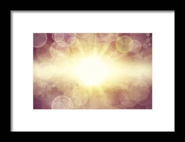 Blast Framed Print featuring the photograph Bright background #6 by Les Cunliffe