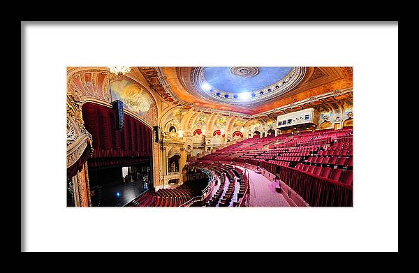 Chicago Framed Print featuring the photograph Chicago Theatre #6 by Songquan Deng