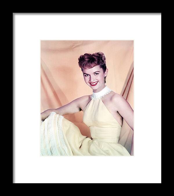Debbie Reynolds Framed Print featuring the photograph Debbie Reynolds #6 by Silver Screen