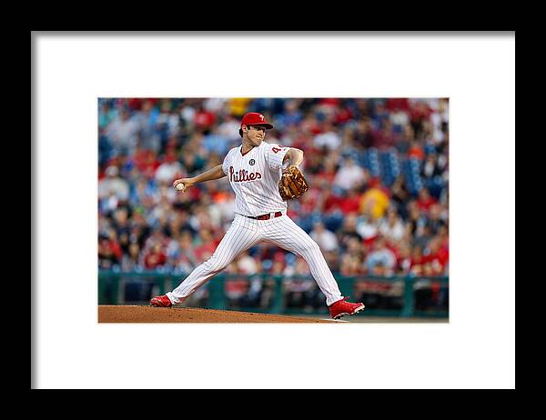 Citizens Bank Park Framed Print featuring the photograph Miami Marlins v Philadelphia Phillies #6 by Brian Garfinkel